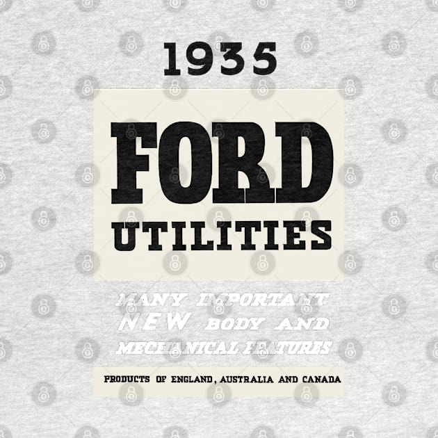 1935 FORD UTILITIES - brochure by Throwback Motors